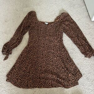 American Eagle Cheetah Print Dress